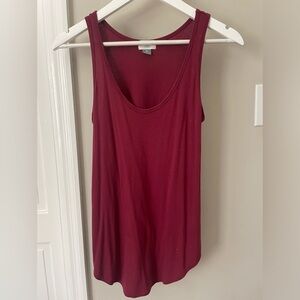 Maroon tank top